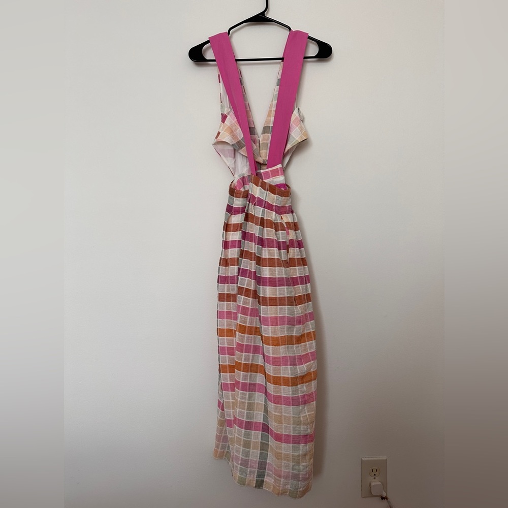 Anthropologie Maeve Ombré Plaid Midi Sundress- NWOT - Picture 6 of 7